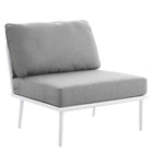 Modway Stance 8 Piece Outdoor Patio Aluminum Sectional Sofa Set