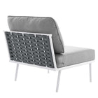 Modway Stance 8 Piece Outdoor Patio Aluminum Sectional Sofa Set
