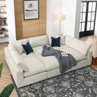 Modway Commix 6-Piece Down Filled Overstuffed Sectional Sofa - EEI-5761-LBG