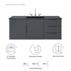Modway Vitality 48" Single Sink Bathroom Vanity