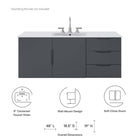Modway Vitality 48" Single Sink Bathroom Vanity