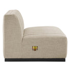 Modway Conjure 4-Piece Channel Tufted Upholstered Fabric Sofa