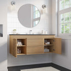 Modway Render 48" Wall-Mount Bathroom Vanity