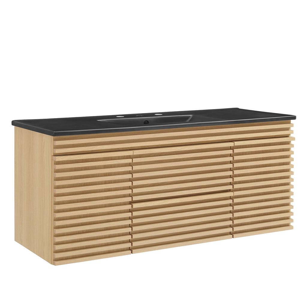Modway Render 48" Wall-Mount Bathroom Vanity  
