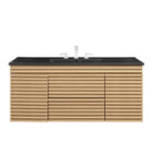 Modway Render 48" Wall-Mount Bathroom Vanity