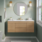 Modway Render 48" Wall-Mount Bathroom Vanity