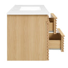 Modway Render 48" Wall-Mount Bathroom Vanity