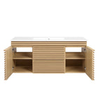 Modway Render 48" Wall-Mount Bathroom Vanity