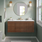 Modway Render 48" Wall-Mount Bathroom Vanity