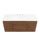 Modway Render 48" Wall-Mount Bathroom Vanity