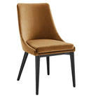 Modway Viscount Accent Performance Velvet Dining Chairs Set of 2