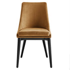 Modway Viscount Accent Performance Velvet Dining Chairs Set of 2