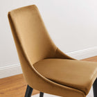 Modway Viscount Accent Performance Velvet Dining Chairs Set of 2