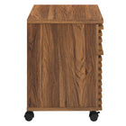 Modway Render Wood Desk and File Cabinet Set