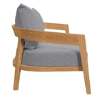Modway Brisbane 6-Piece Teak Wood Outdoor Patio Set
