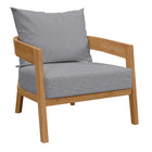Modway Brisbane 6-Piece Teak Wood Outdoor Patio Set