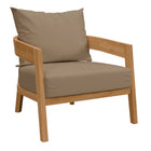 Modway Brisbane 6-Piece Teak Wood Outdoor Patio Set