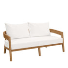 Modway Brisbane 6-Piece Teak Wood Outdoor Patio Set