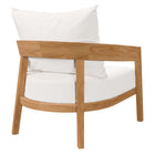 Modway Brisbane 6-Piece Teak Wood Outdoor Patio Set
