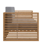 Modway Carlsbad 6-Piece Teak Wood Outdoor Patio Set