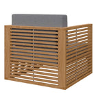 Modway Carlsbad 6-Piece Teak Wood Outdoor Patio Set
