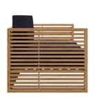 Modway Carlsbad 6-Piece Teak Wood Outdoor Patio Set