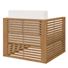 Modway Carlsbad 6-Piece Teak Wood Outdoor Patio Set