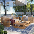 Modway Carlsbad 3-Piece Teak Wood Outdoor Patio Set EEI-5837