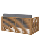 Modway Carlsbad 3-Piece Teak Wood Outdoor Patio Set EEI-5837