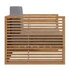 Modway Carlsbad 3-Piece Teak Wood Outdoor Patio Set EEI-5837