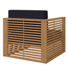 Modway Carlsbad 3-Piece Teak Wood Outdoor Patio Set EEI-5837