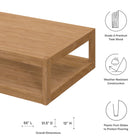 Modway Carlsbad 3-Piece Teak Wood Outdoor Patio Set EEI-5837
