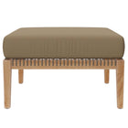 Modway Clearwater Outdoor Patio Teak Wood Ottoman