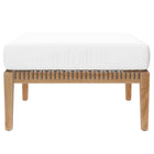 Modway Clearwater Outdoor Patio Teak Wood Ottoman