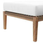 Modway Clearwater Outdoor Patio Teak Wood Ottoman