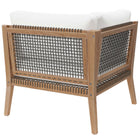 Modway Clearwater Outdoor Patio Teak Wood Corner Chair