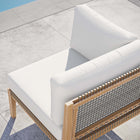 Modway Clearwater Outdoor Patio Teak Wood Corner Chair