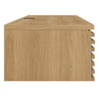 Modway Render Wall Mount Wood Office Desk