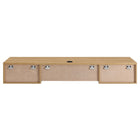 Modway Render Wall Mount Wood Office Desk
