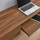 Modway Render Wall Mount Wood Office Desk