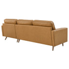 Modway Valour 98" Leather Sectional Sofa