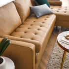 Modway Valour 98" Leather Sectional Sofa