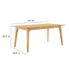 Modway Juxtapose 63" Rectangle Dining Table