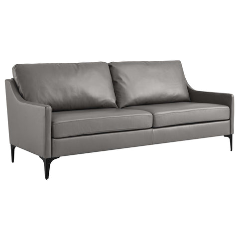 Modway Corland Leather Sofa  