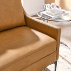 Modway Corland Leather Loveseat