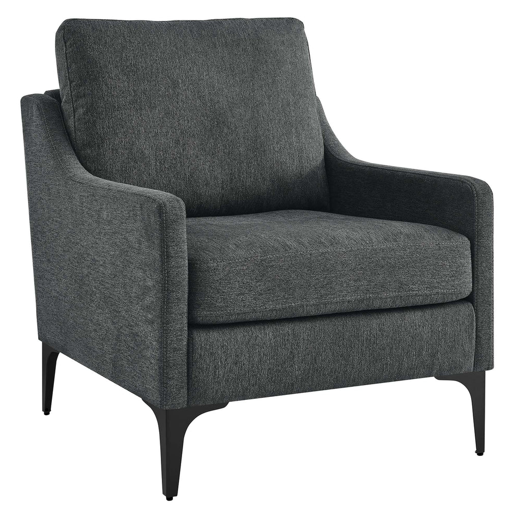 Modway Corland Upholstered Fabric Armchair  
