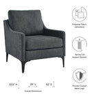 Modway Corland Upholstered Fabric Armchair