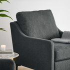 Modway Corland Upholstered Fabric Armchair