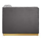 Modway Sanguine Channel Tufted Performance Velvet Modular Sectional Sofa Right Corner Chair