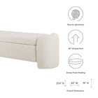 Modway Nebula Boucle Upholstered Bench